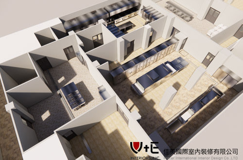 學校餐廳3D模擬圖_基隆安樂區  |作品展示|餐飲空間