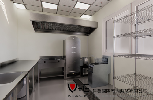 學校中央廚房_3D模擬圖_基隆  |作品展示|餐飲空間