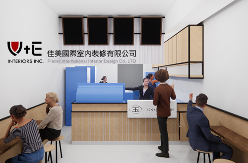 豆花甜品輕食餐廳 3D模擬圖 內湖  |作品展示|餐飲空間
