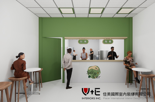 餐盒便當店_3D模擬圖_南港  |作品展示|餐飲空間