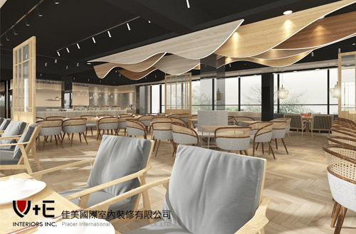 溫泉會館餐廳3D模擬圖_苗栗  |作品展示|餐飲空間